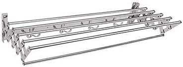 Wall Mounted Clothes Hanger Laundry Room Drying Rack Folding Extendable Wall Coat Towel Racks Home Storage OrganiserWall Mounted Clothes Hanger Laundry Room Drying Rack Folding Extendable Wall Coat To