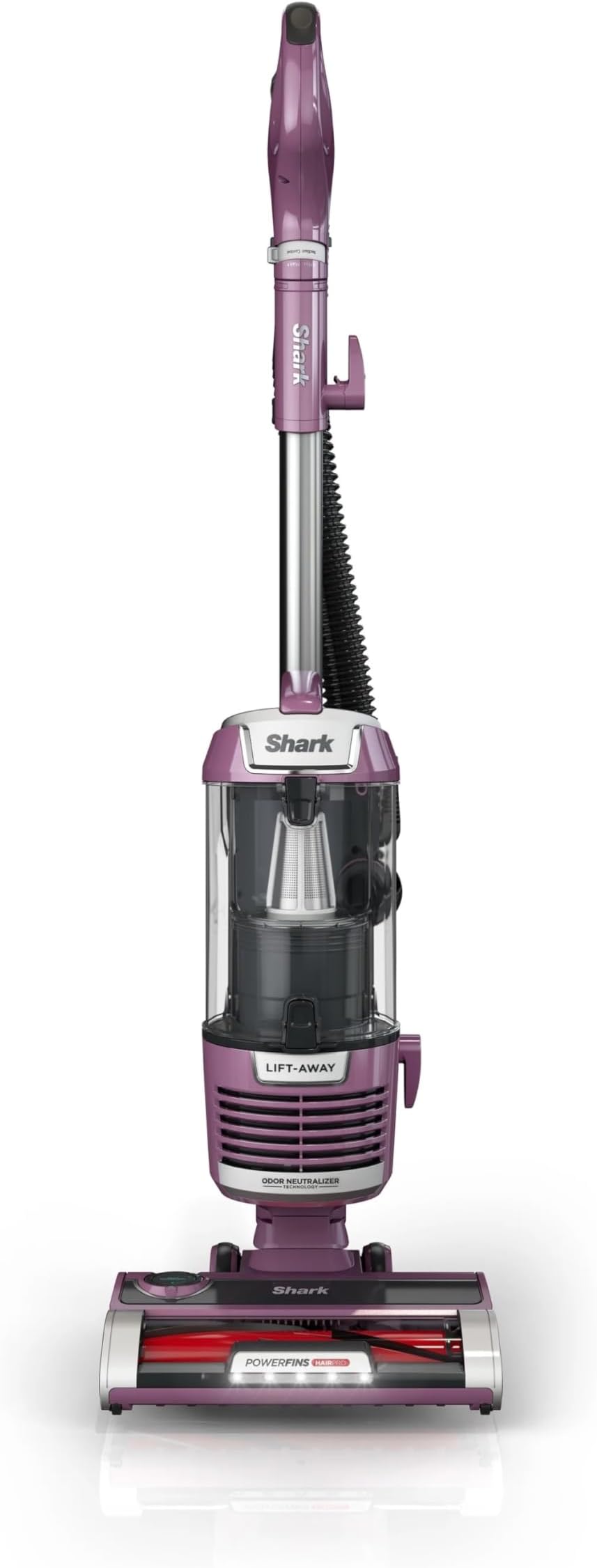 Shark ZD550 Lift-Away Upright Vacuum with PowerFins HairPro & Odor Neutralizer Technology, Anti-Allergen Seal & HEPA Filter, Perfect for Pets, Pet Crevice Tool & Upholstery Tool Included