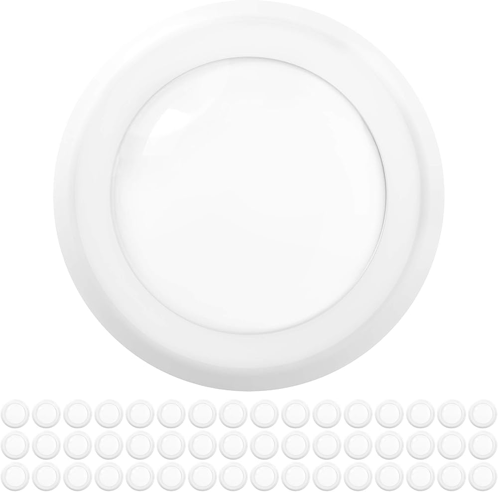 Sunco 48 Pack 5/6 LED Disk Lights Flush Mount Ceiling Light Fixture Recessed 5000K Daylight, 15W, 1050LM, Dimmable Low Profile Surface Mount ETL