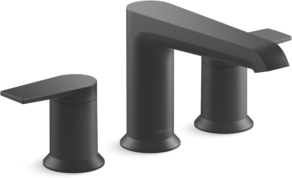 Kohler T25740-4-BL Hint Bath Faucet, Matte Black