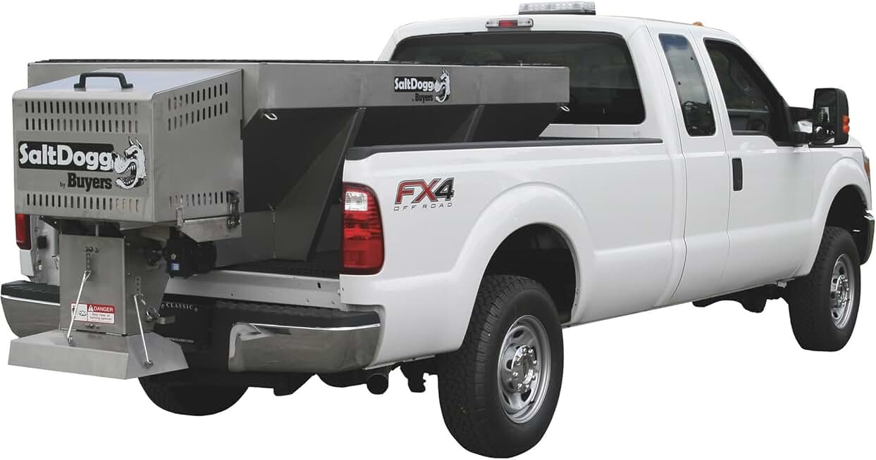 SaltDogg Stainless Steel Hopper Spreader Kit - 96in.L, 2.0 Cu. Yd. Capacity, Std. Chute, Model Number 1400050SS