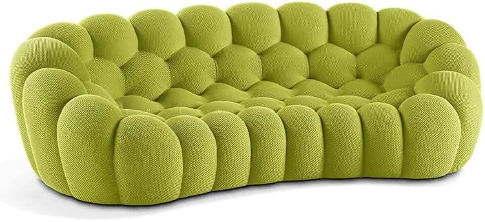 Italian Roach Castle Bubble Sofa! Unique appearance, perfect blend of light luxury, personality and creative elements, minimalist design. (Three people)