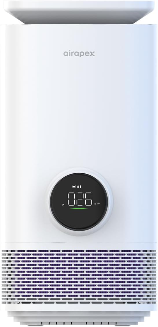 Air Purifier and Evaporative Humidifier Combo for Bedroom with HEPA Filter Self-clean Air Cleaner Allergies Pets Dust Smoke Pollen Odors-T7pro