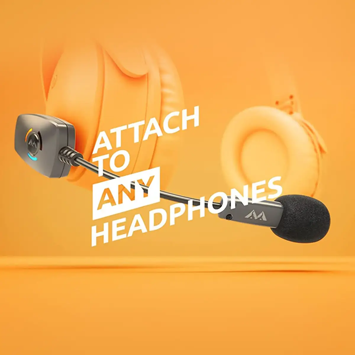 Antlion Audio ModMic - Wireless Attachable Boom Microphone | for Headphones and VR Headsets