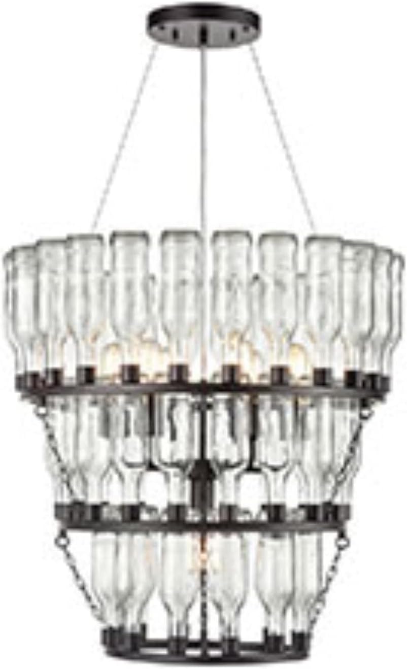 D4274 Ampolla 7-Light Chandelier in Oil Rubbed Bronze