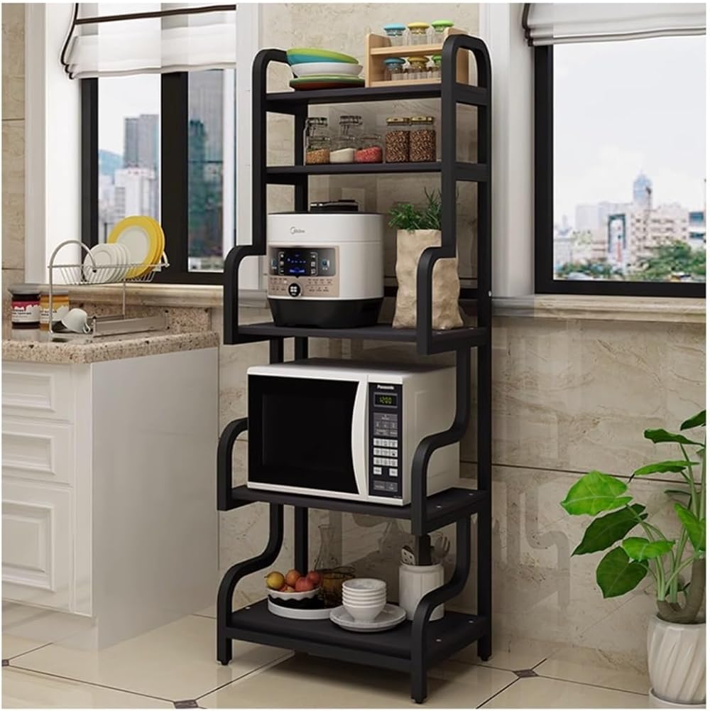 Microwave Oven Rack Microwave Stand Kitchen Storage Rack Utensils Landing Multilayer Racks Microwave Oven Racks Kitchen Storage Rack Microwave Shelf Microwave Rack (Color : C)