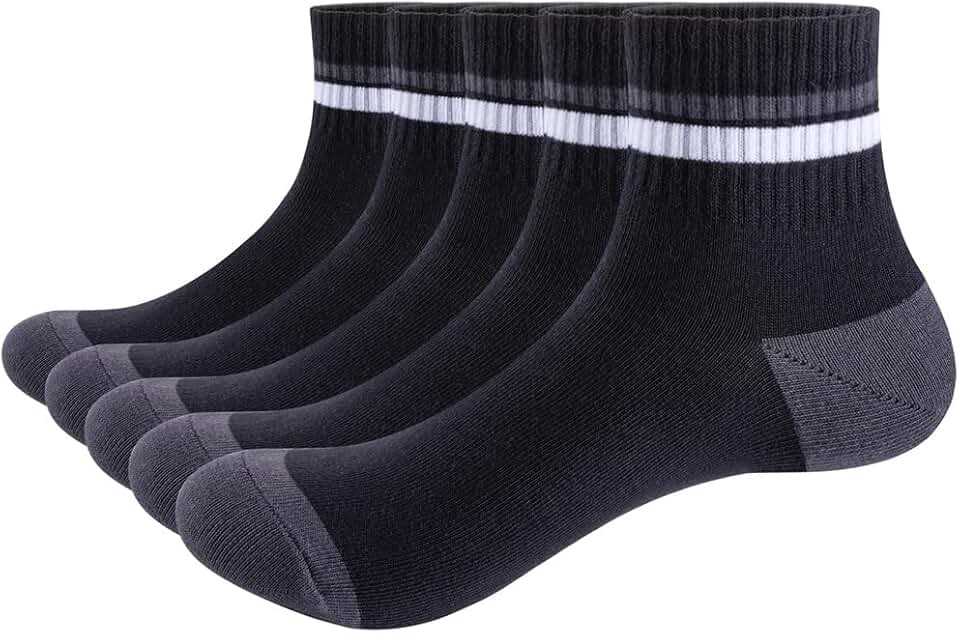 DFHBFG Men's Shorts Sleevse Socks 5 Pairs of Lows Cut Thins Cotton Socks Men Better Match