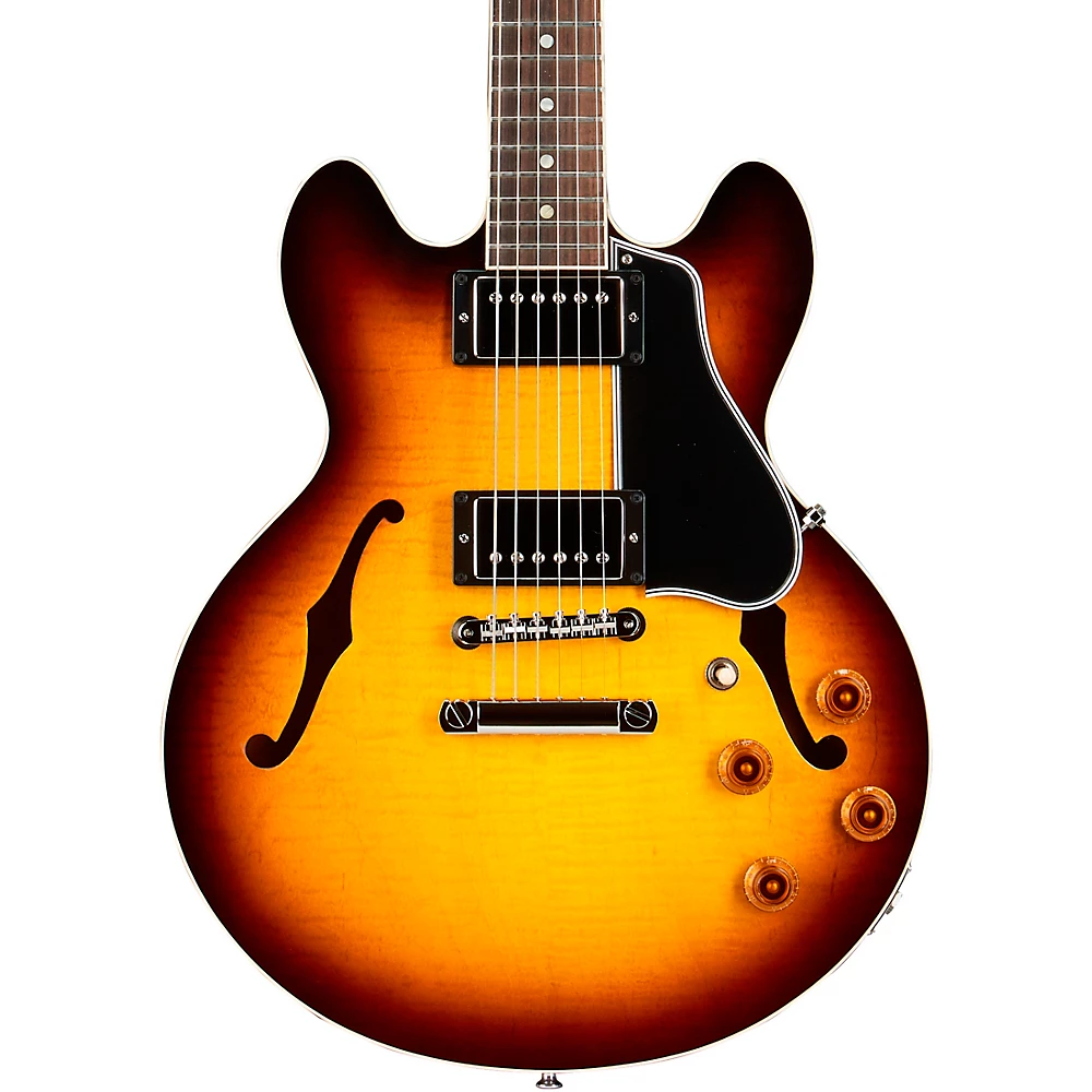 Gibson Custom CS-336 Figured Semi-Hollow Electric Guitar Vintage Sunburst