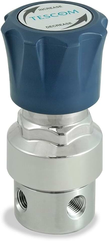 SG164151V-00PP0 SG1 Single-Stage Pressure Regulator, SST Body/Diaphragm, 0-125 PSIG Out, Teflon Seals, 5 Port, 0.06 CV