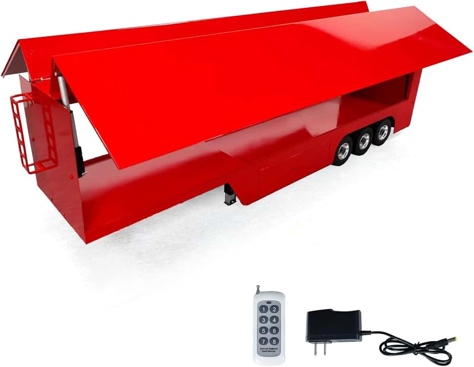 Toucan RC Hobby 1/14 Metal Remote Control Roadshow Trailer RC Mobile Stage Vehicles Truck Model