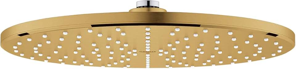 GROHE 26569GN0 Mono310 12-Inch Rainshower Shower Head, Brushed Cool Sunrise