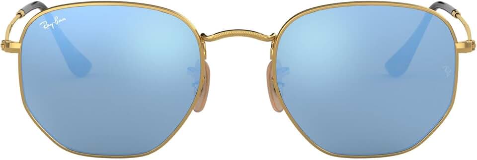 Ray-Ban RB3548N Hexagonal Flat Lens Sunglasses