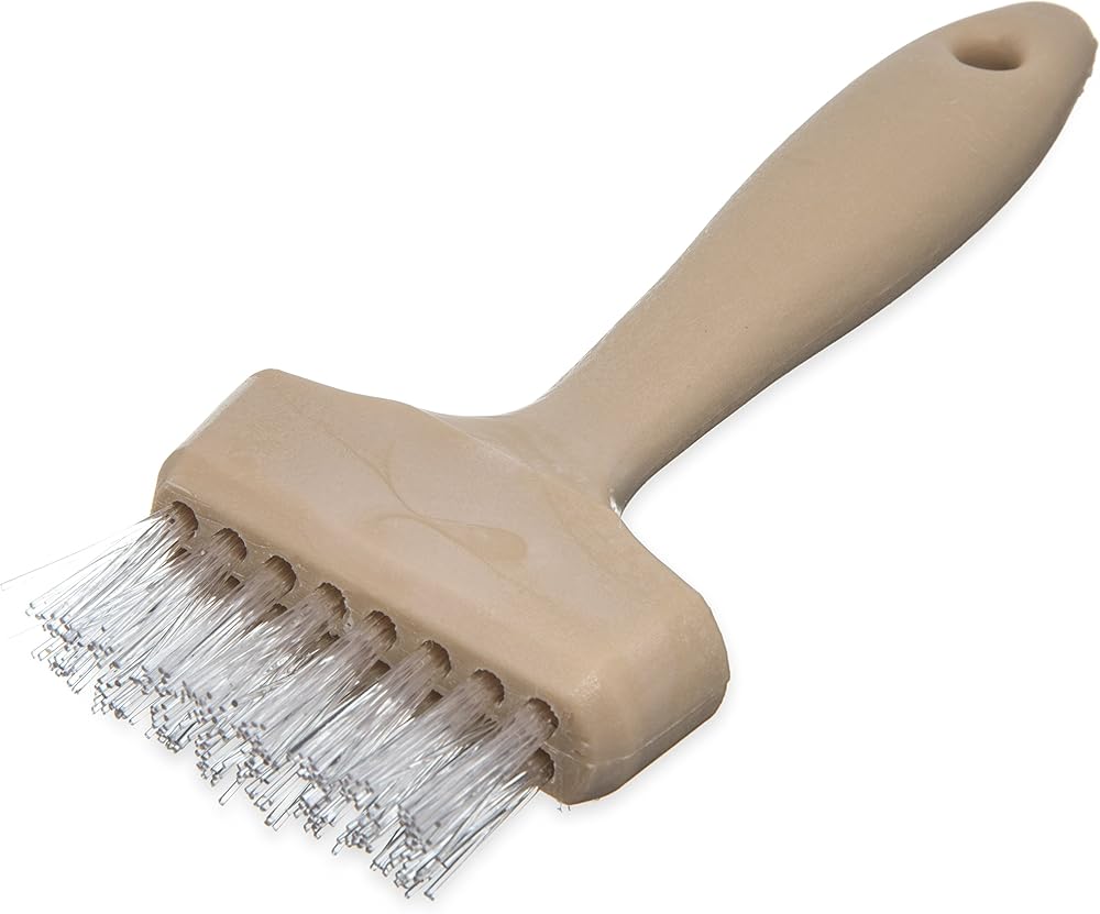 Carlisle FoodService Products 4011400 Wide Waffle Iron Brush, 7