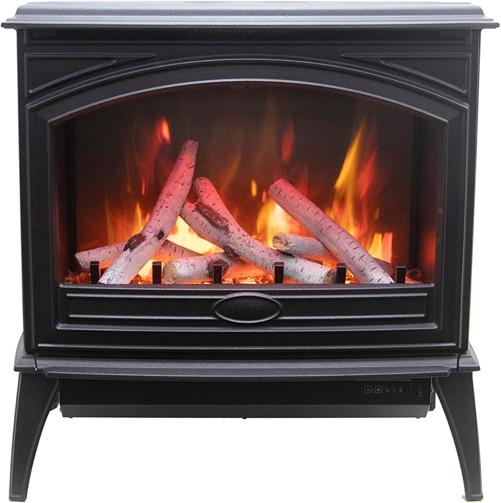 Sierra Flame E-70 Cast Iron Electric Fireplace