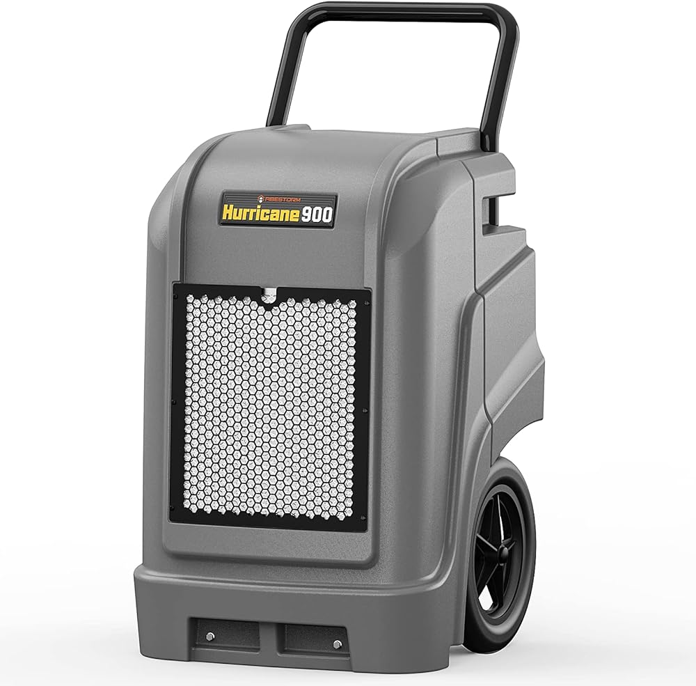 Abestorm 190 PPD Commercial Dehumidifiers with Pump and Drain Hose, Large Spaces Industrial Dehumidifier for Basements, Job Sites, Water Damage Restoration, Portable, Auto Defrosting, 5-year