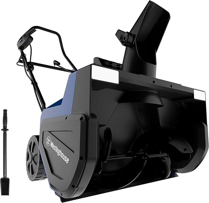 Westinghouse WSnow22 Walk Behind Corded Electric Snow Blower, Dual LED Lights, 22-inches Wide, 120V, 15 Amp Motor