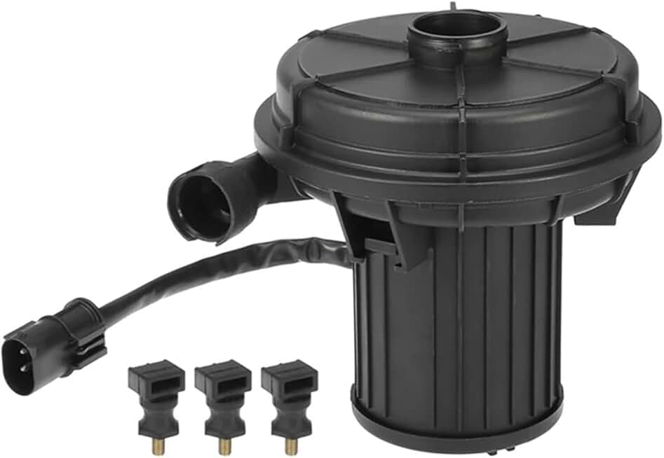 Car Secondary Air Injection Pump Compatible with BMW E65 E66 745I 745Li 760Li 760I 4.4L 6.0L 11727572582 11727528440 Accessories