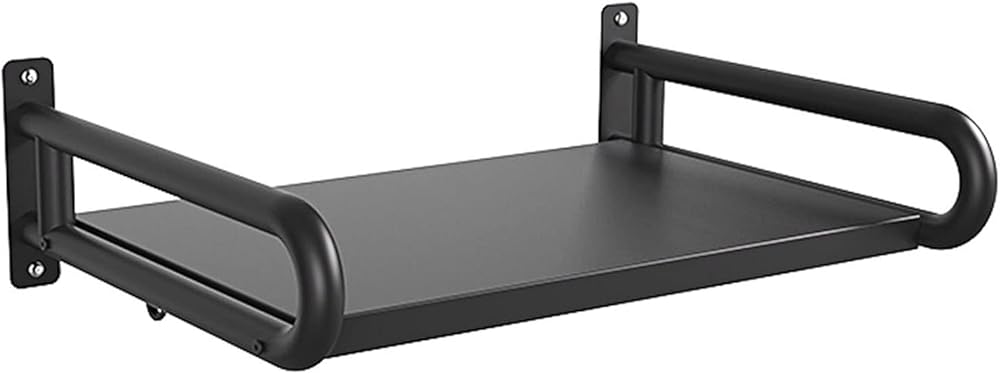 Hanging Microwave Oven Rack Wall-Mounted Shelf Pot Holders Kitchen Organizer for Pans Set, Utensils, Cookware, Kitchen, Bathroom