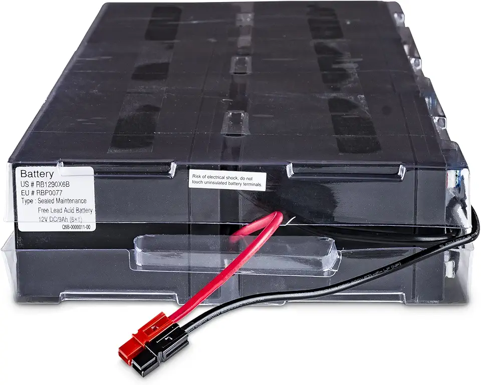 CyberPower RB1290X6B UPS Replacement Battery Cartridge, Maintenance-Free, User Installable, 12V/9Ah