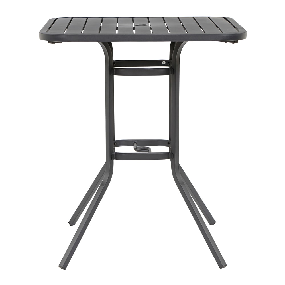 Style Selections Pelham bay Square Outdoor Bistro Table 33-in W x 33-in L with Umbrella Hole