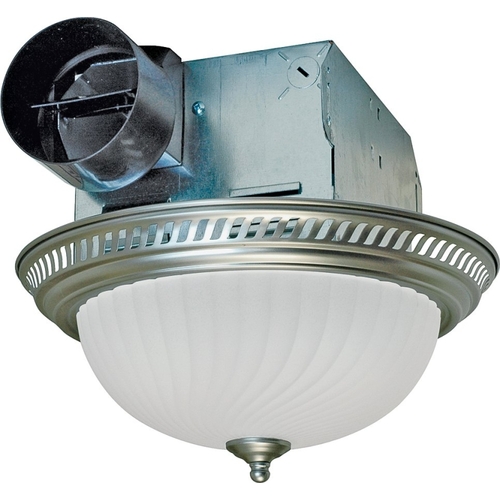 Air King DRLC702 Exhaust Fan, 1.6 A, 120 V, 70 cfm Air, 4 Sones, Fluorescent Lamp, 4 in Duct