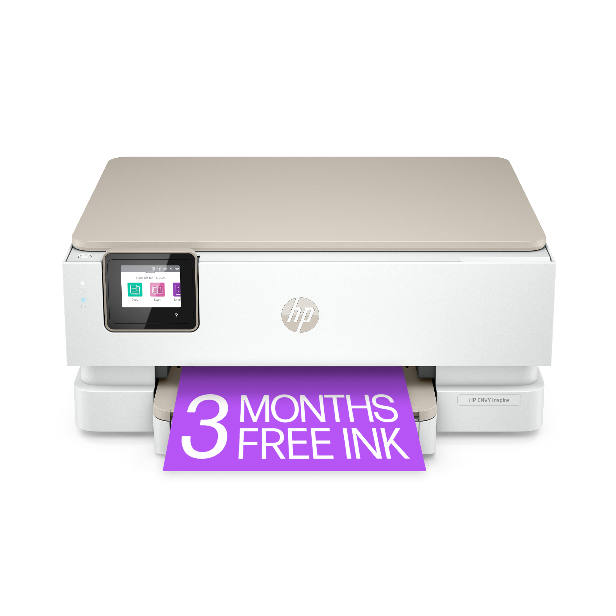 HP ENVY Inspire 7252e Wireless Color All-in-One Inkjet Photo Printer with 3 months Instant Ink Included with HP+