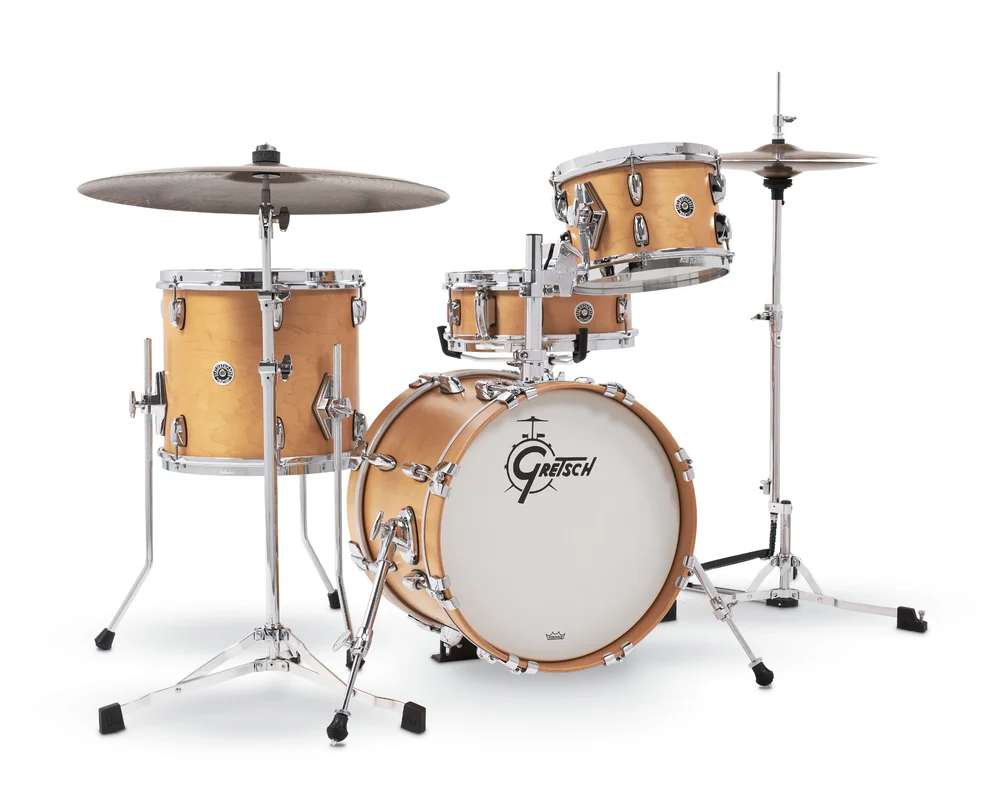 Gretsch Brooklyn Micro Kit 4-Piece Micro Kit - Satin Natural Gretsch Brooklyn Micro Kit 4-Piece Micro Kit - Satin Natural