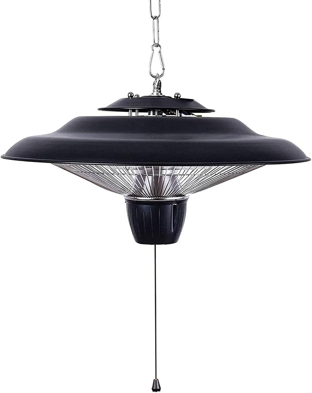 Hanging Electric Patio Heater, Super Quiet Ceiling Mounted Space Heater, Outdoor Waterproof Halogen Heater, Fast Heating, for Home Commercial