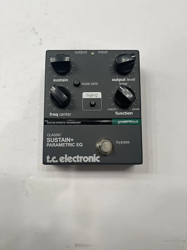 TC Electronic Classic Sustain + Parametric EQ Equalizer Rare Guitar Effect Pedal