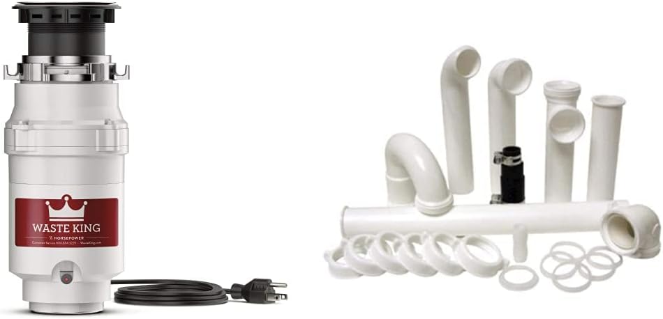 Waste King Garbage Disposal Bundle with PF WaterWorks Garbage Disposal Installation Kit