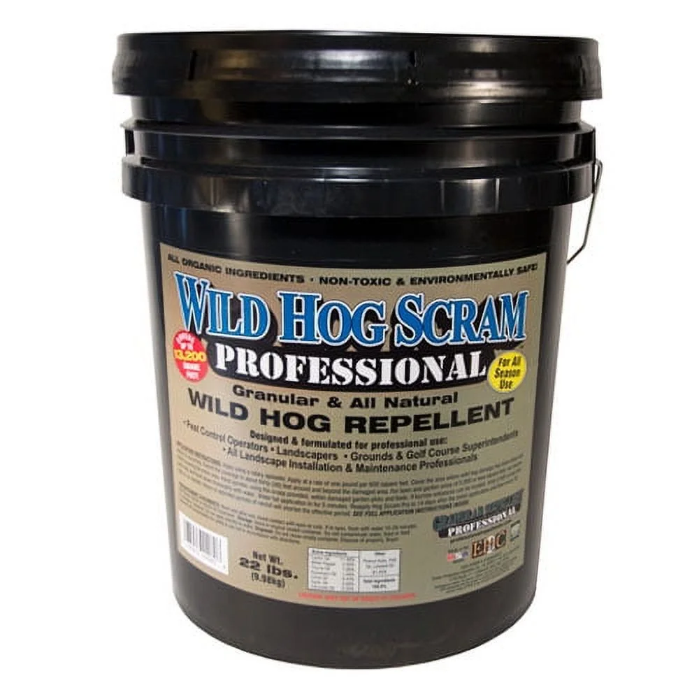 EPIC Wild Hog Scram Pro 22# Pail- Safe & Natural Repellent