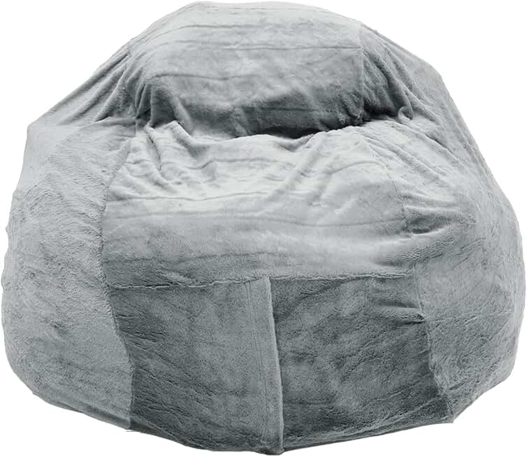 Bean bag Chair Cover Soft Bean bag Cover Home Sofa Cover no Filler Stuffable Beanbag Lazy Sofa Bed Cover(D)