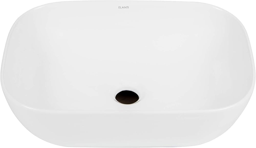 EC1801 Bathroom Sink, Rectangular (18.25