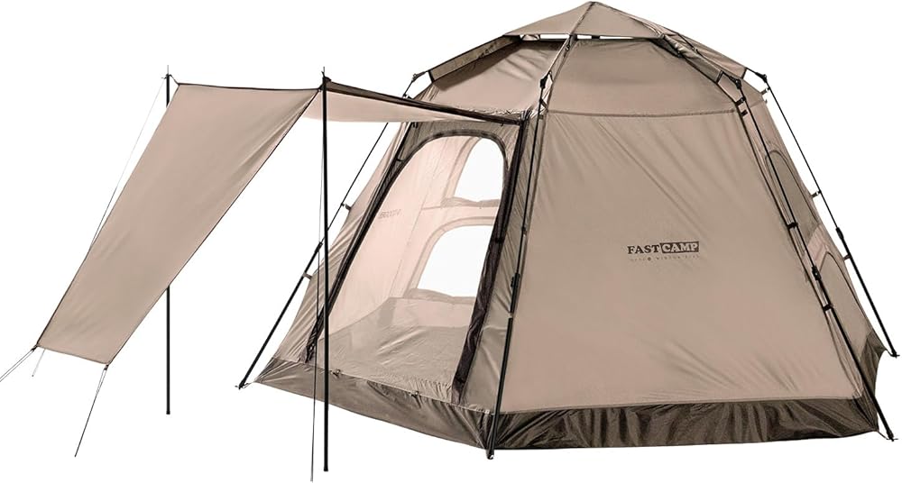 Camping Tent Easy to Set Up Dome Tent 5-6 Person One Touch Tent Large Tent Easy to Set up Assembly Simple Outdoor Skylight Mountaineering