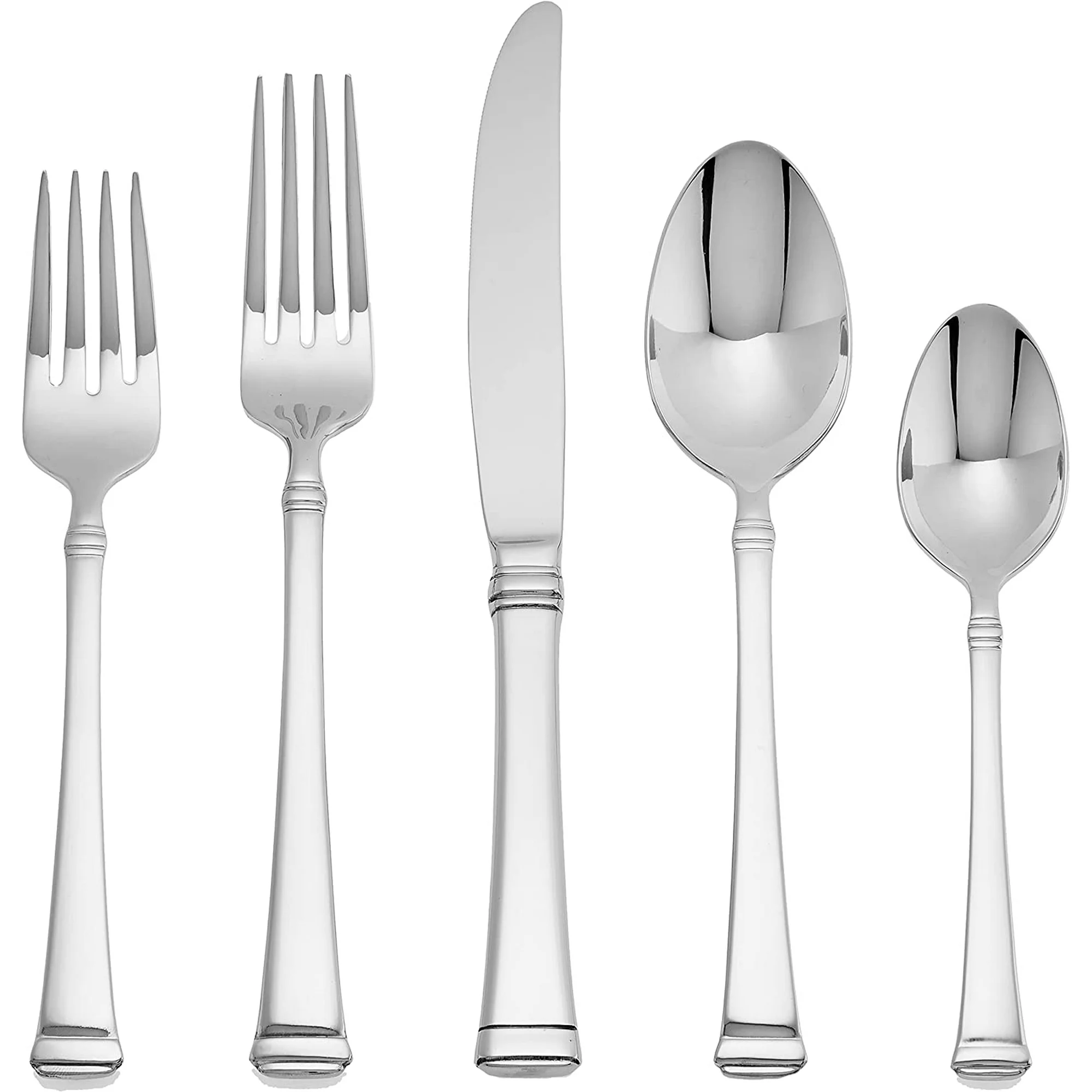 Mikasa Harmony 18/10 Stainless Steel Flatware Serving Utensil, 45 Piece Set
