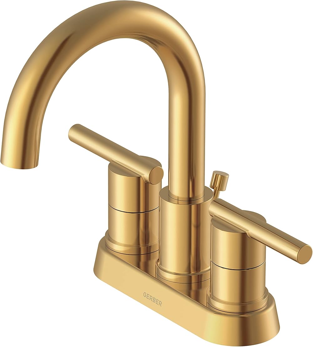 Parma 2H Centerset Lavatory Faucet w/Metal Pop-Up Drain 1.2gpm, Brushed Bronze