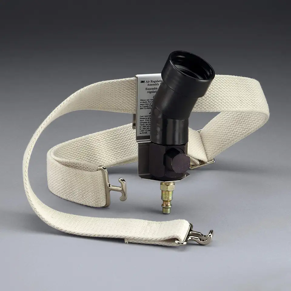 3M Versaflo Air Regulating Valve Assembly V-300/37019(AAD), 1 EA/Case,Black