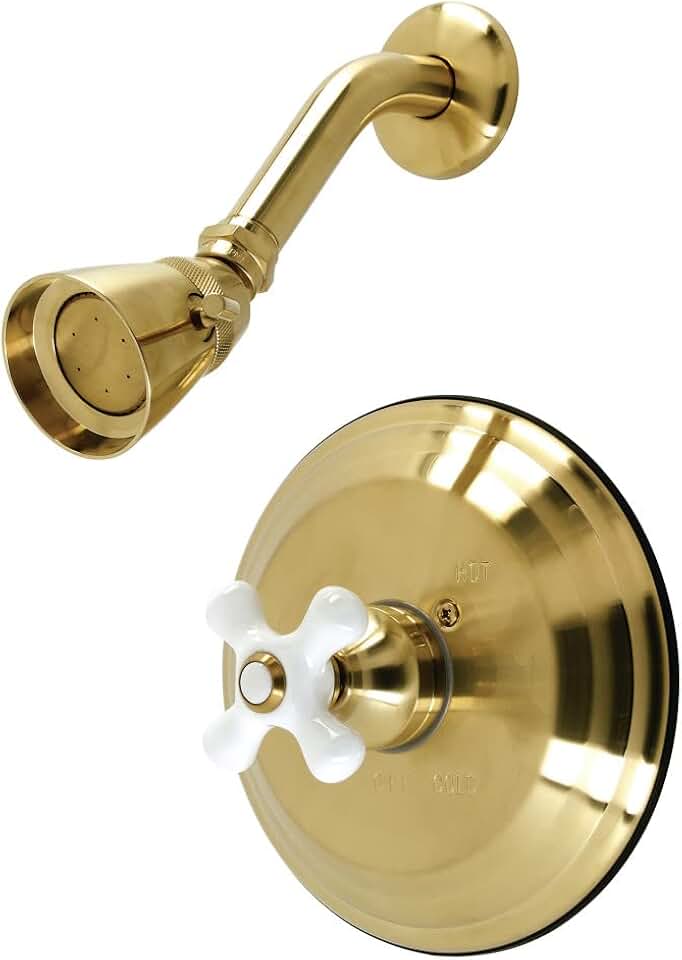Kingston Brass KB3637PXSO Restoration Pressure Balanced Shower Faucet, 2-1/4