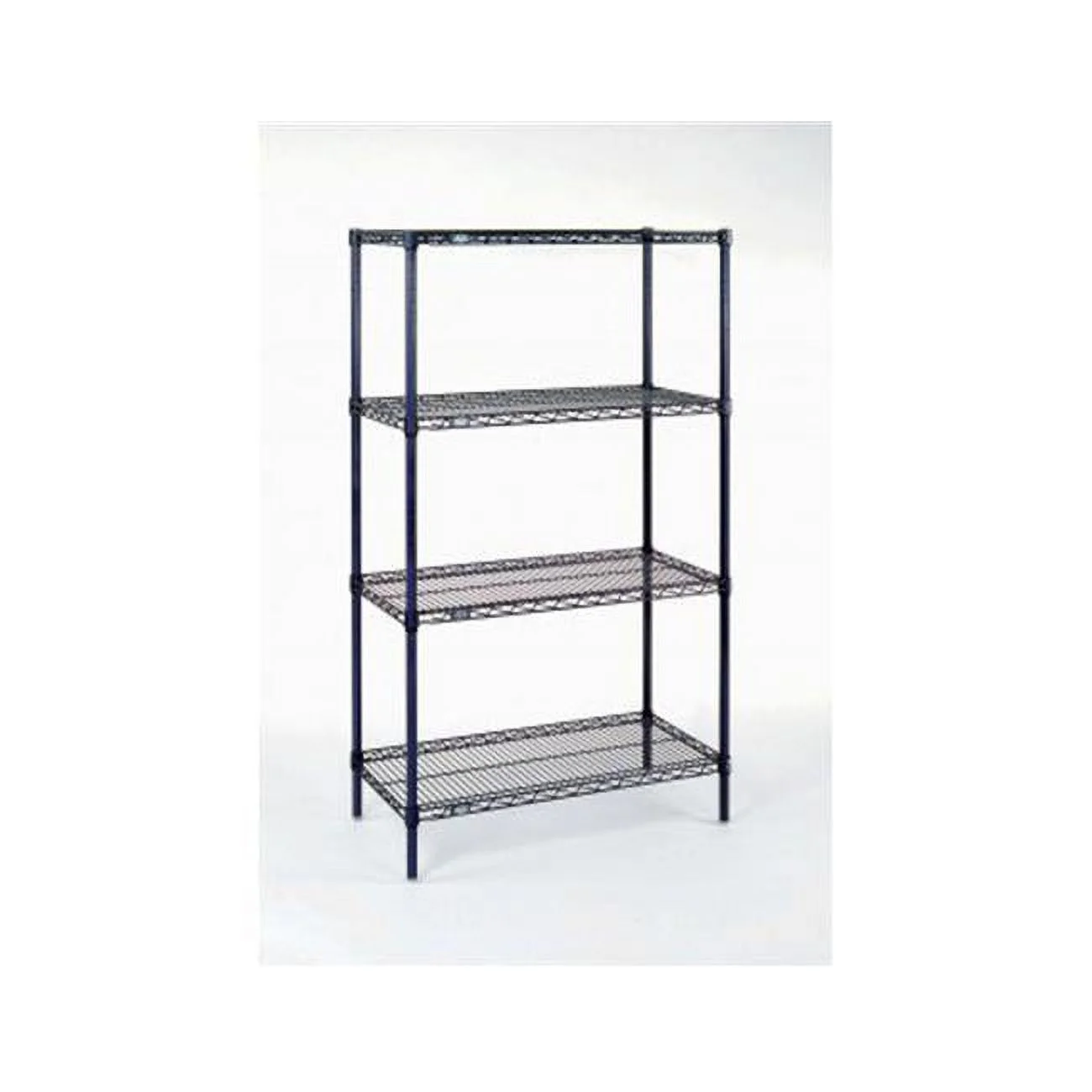 Global Industrial  36 x 24 x 74 in. Nexel Poly-Z-Brite Wire Shelving, Blue