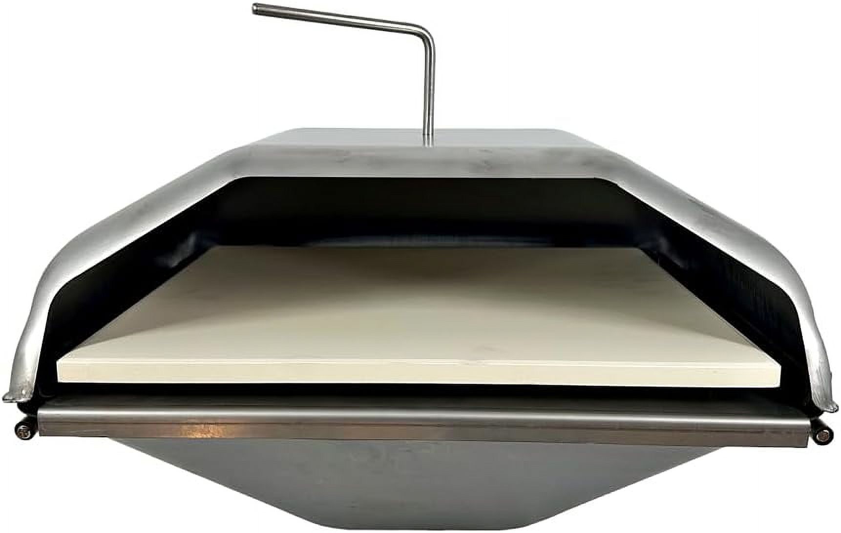 Fired Pizza Oven Attachment for Most Full Sized Pellet Grills, compatible with GMG, Traeger, Pit Boss, Camp Chef and More