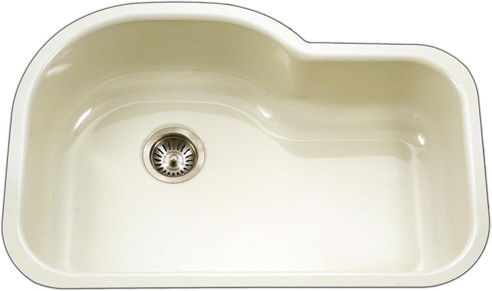 Houzer PCH-3700 BQ Sink, Biscuit