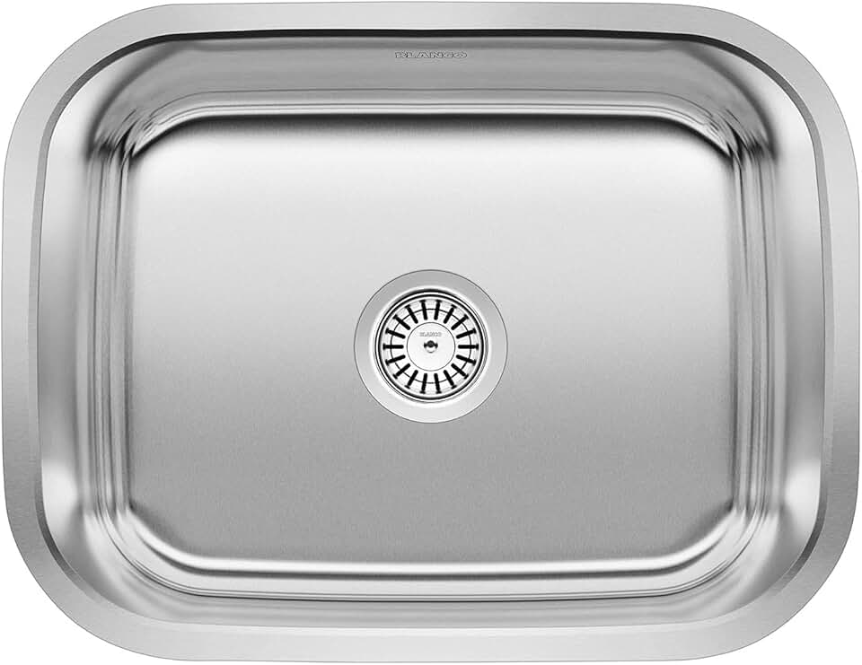 BLANCO, Stainless Steel 441398 STELLAR Undermount Utility Laundry Sink, 23
