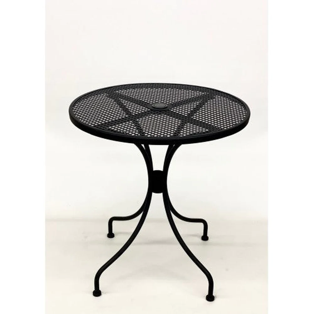 Black Mesh Outdoor Patio Table