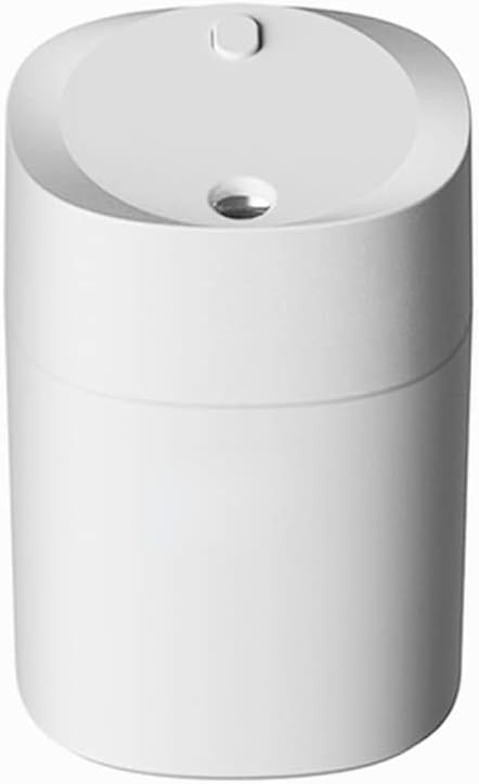 Air Humidifier Mini Office Air Purifier Small Car Home Ultrasonic Sprayer with Colorful Night Light (Color : Black, Size : 70 * 70 * 95mm)