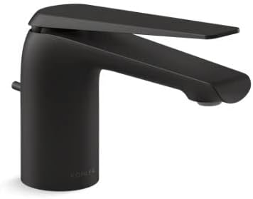 Kohler K97345-4-BL Avid 1.2 GPM Single Hole Bathroom Faucet Matte Black