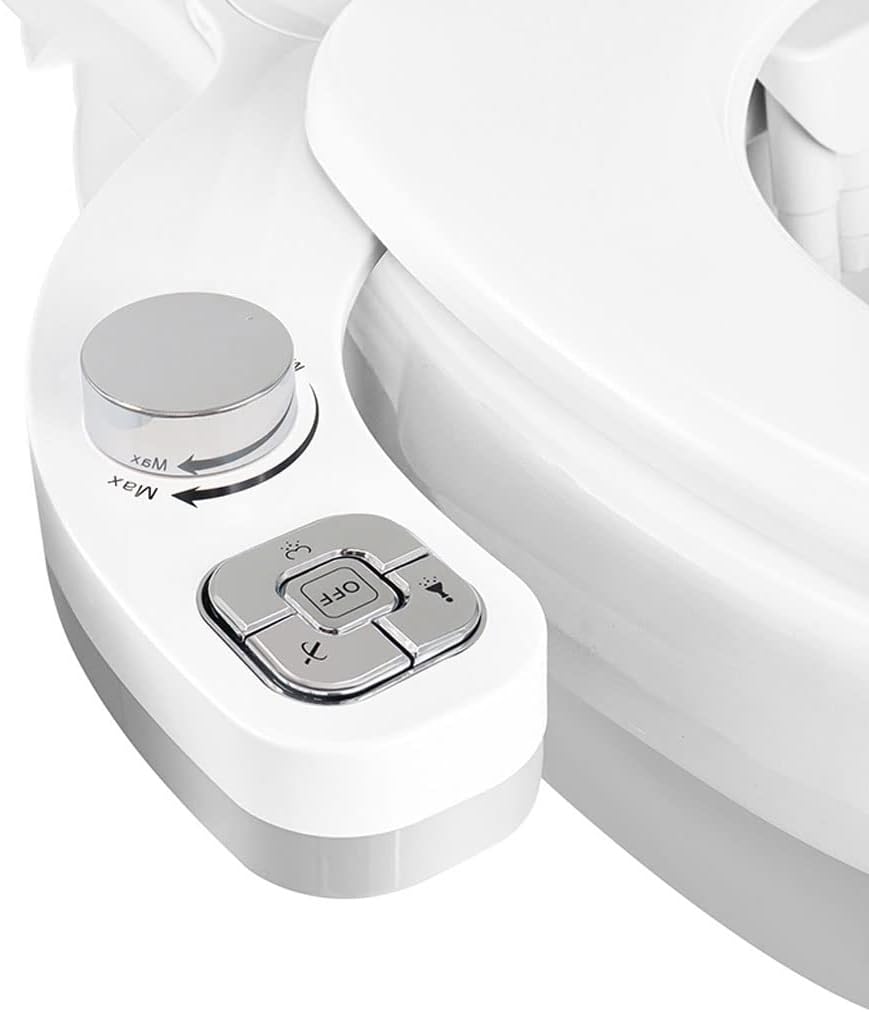 Bidet Toilet Seat Attachment Toilet Bidet Sprayer Funtions Ass Bidet Shower Hygienic Wash for Bathroom, 1