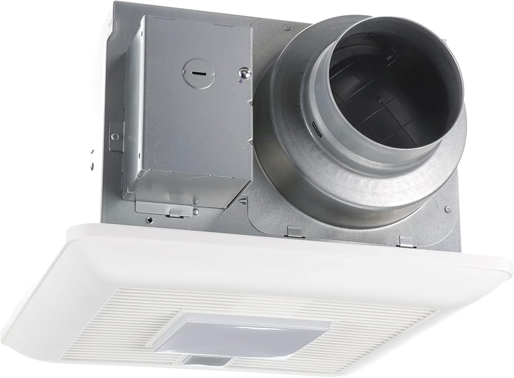 Panasonic FV-0511VQCL1 WhisperSense DC Ventilation Fan - Bathroom Fan with LED Light - 50-80-110 CFM