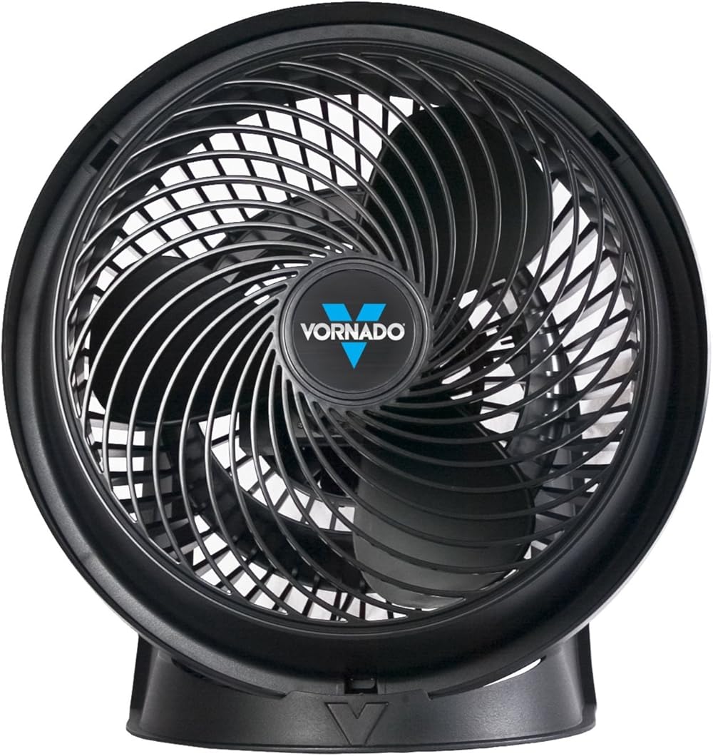 Vornado Full Size Cool Air Fan, with Whole Room Vortex Circulation Features 3 Quiet Speeds and Three Base Positions, Carry Handle, and Signature Energy Efficient Vortex Action