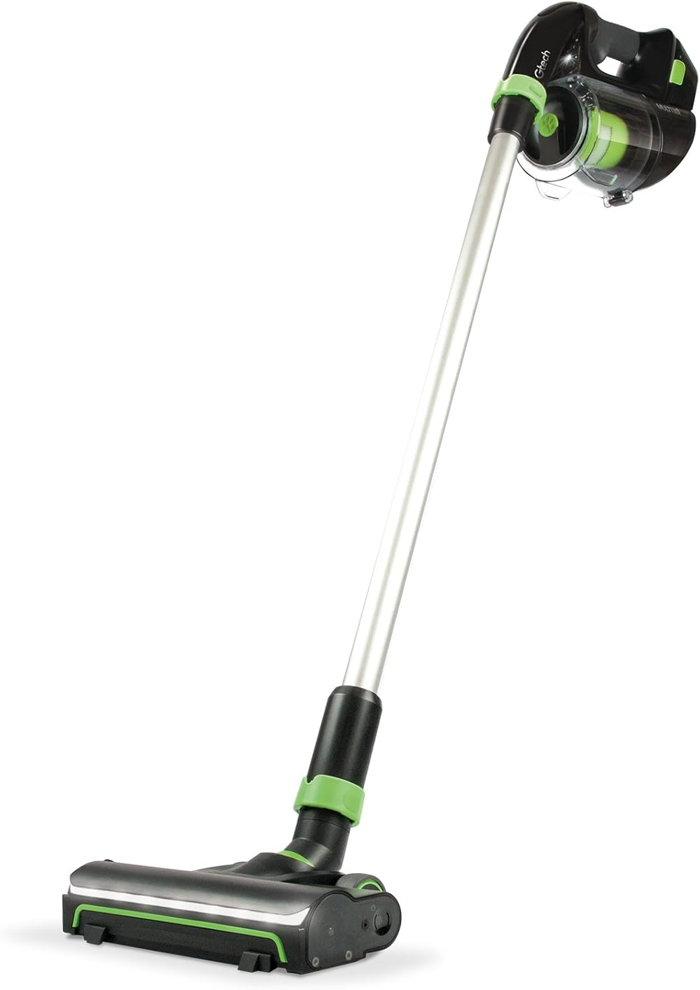 Gtech 1-03-073 Power Floor Vacuum Cleaner, 0.4 Litre, 140 W, Grey/Green/Black