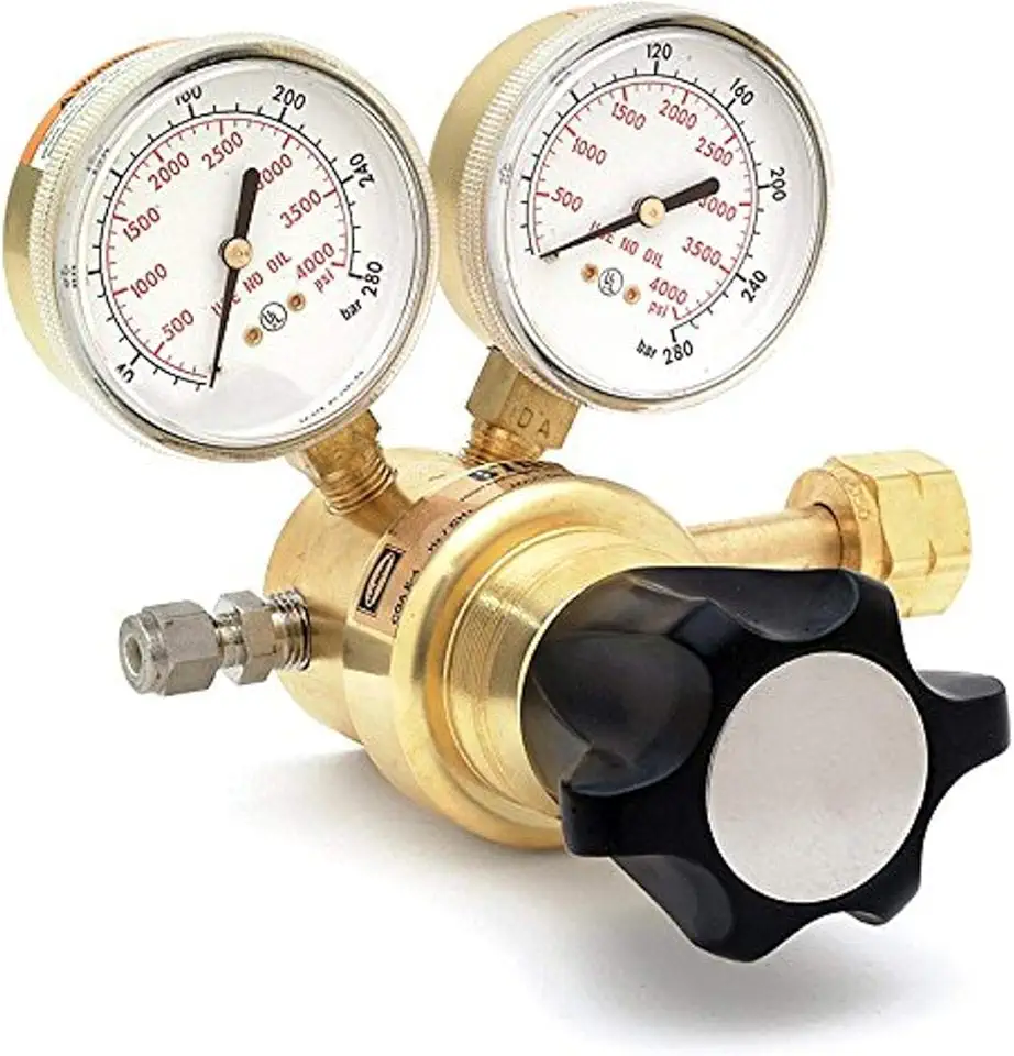 HARRIS Spclty Gas Reg, Cylinder, Ar, He, N, CGA-680 (KH1116)